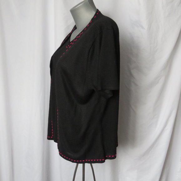 1990s Vintage Faux Black Twinset Norton McNaughton - Picture 6 of 10